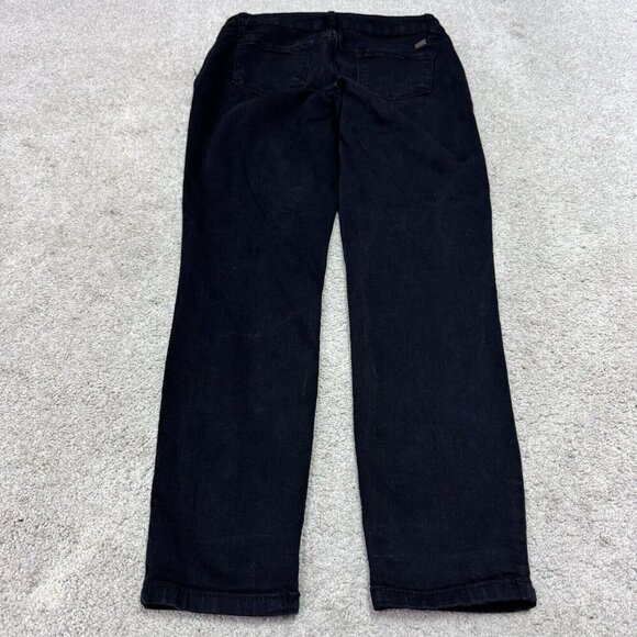 GENTLY USED - 1822 Jeans Black Skinny Faux Pockets Size 10 - Picture 9 of 12